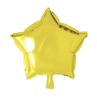 Keltainen tähtifoliopallo