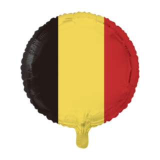 Pyöreä Belgian Lippu Folioilmapallo