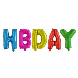 Hbday Foliopallot Monivärinen