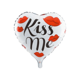 Kiss Me Sydän Folioilmapallo