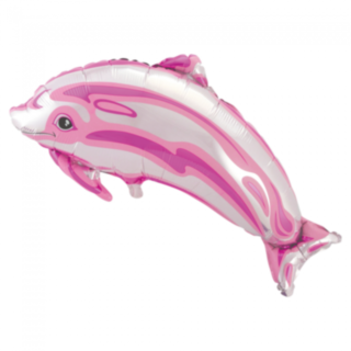 Delfiini Foliopallo Vaaleanpunainen