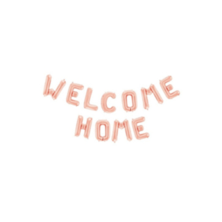 Welcome Home foliopallo ruusukulta