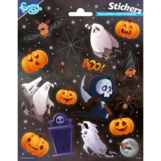 Halloween Pimeässä Hohtavat Tarrat