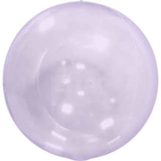 Läpinäkyvä Pyöreä Ilmapallo Violetti