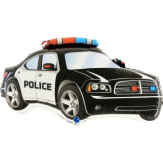 Poliisiauto Foliopallo Musta