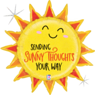 Sunny Thoughts Aurinko Folioilmapallo