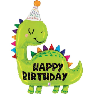Dinosaurus Happy Birthday Foliopallo