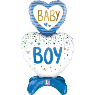 Baby Boy Sydän Foliopallo