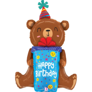 Nalle Happy Birthday Folioilmapallo