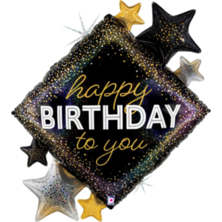 Happy BirthdayTähtifoliopallo