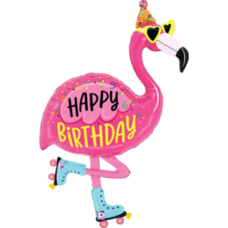 Flamingo Happy Birthday Folioilmapallo