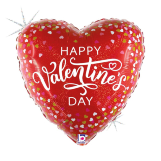 Happy Valentines Sydän Folioilmapallo