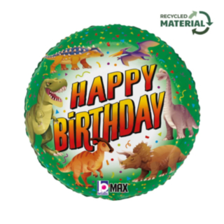 Dinosaurus Happy Birthday Folioilmapallo