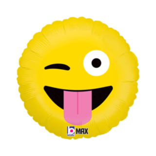 Emoji Vilkkuva Naama Folioilmapallo
