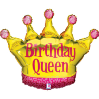 Birthday Queen Kruunu Folioilmapallo