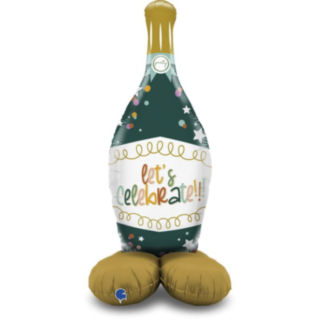 Samppanjapullo Let's Celebrate Foliopallo