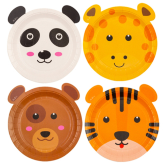 Zoo‑paperilautaset