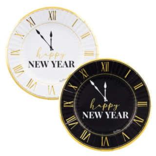 Happy New Year Clock Lautaset