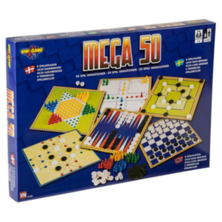 Mega Pelipakkaus 50 Peliä