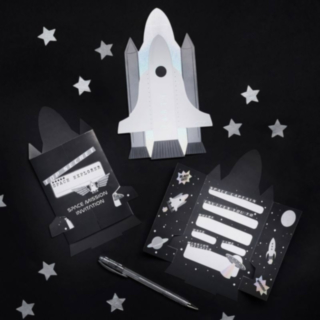 Space Party Kutsukortit