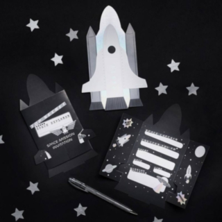 Space Party Kutsukortit