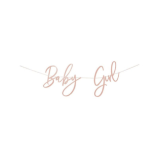 Baby Girl Kirjainnauha Vaaleanpunainen