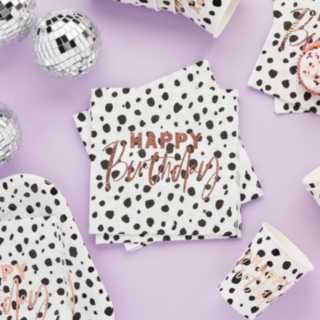 Dalmatialainen Syntymäpäiväservietit