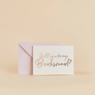 Will You Be My Bridesmaid Kortti