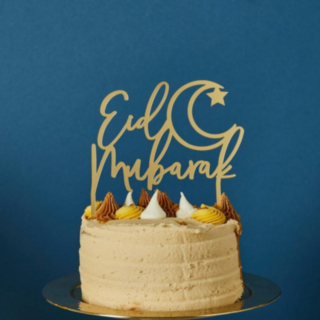 Eid Mubarak Akryyli Kakunpäällinen