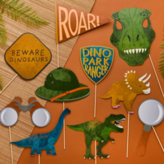 Dinosaur Party Valokuvausrekvisiitat
