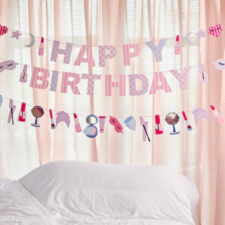 Pamper Party Happy Birthday Koristenauha