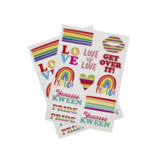 Pride Sateenkaari Feikkitatuoinnit