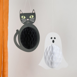 Halloween Hunajakennokoristeet