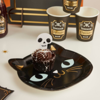 Halloween Kissa Pahvilautaset