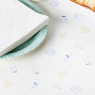 Babyshower unisex konfetti