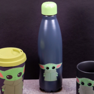 Star Wars Baby Yoda metallinen juomapullo