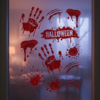 Veriset Halloween Ikkunatarrat