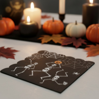 Luuranko Halloween Lautasliinat