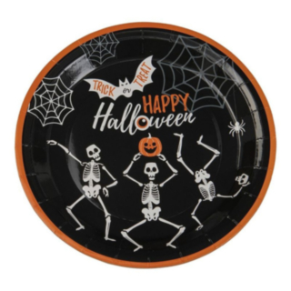 Luuranko Halloween Pahvilautaset