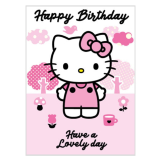 Happy Birthday Hello Kitty® -Kortti