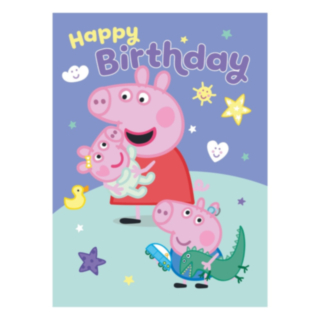 Happy Birthday Peppa Pig® Syntymäpäiväkortti