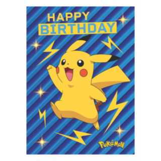 Pokémon® Pikachu Syntymäpäiväkortti