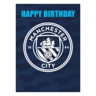 Manchester City® -Syntymäpäiväkortti