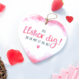Elsker Dig Posliinisydän