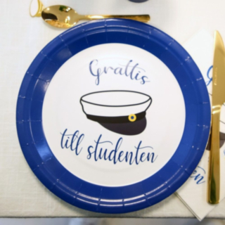 Grattis Till Studenten Pahvilautaset