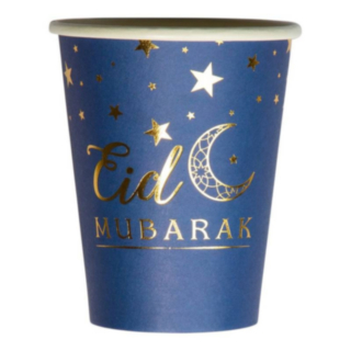 Eid Mubarak Pahvimukit Sininen