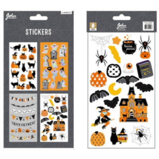 Lapsiystävälliset Halloween Tarrat