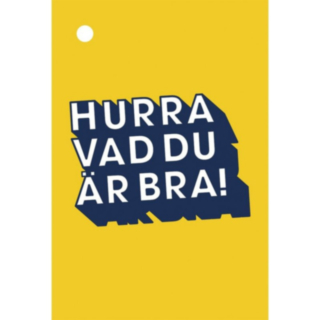 Hurra Vad Du Är Bra! Kortti Pieni