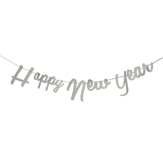 Heppy New Year Koristenauha Hopea