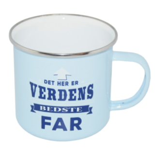 Verdens Bedste Far Retro Emalimuki